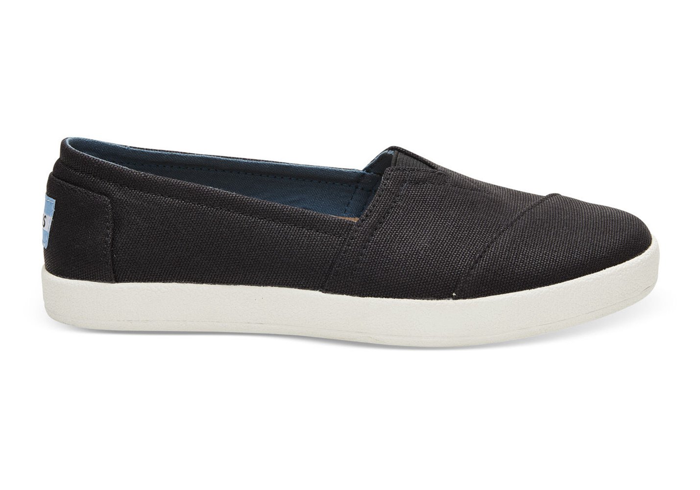 Toms Slip On Damskie Czarne - Avalon - 81HQFJBMW